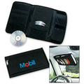 Car Visor Velcro Fastened 24 CD Holder